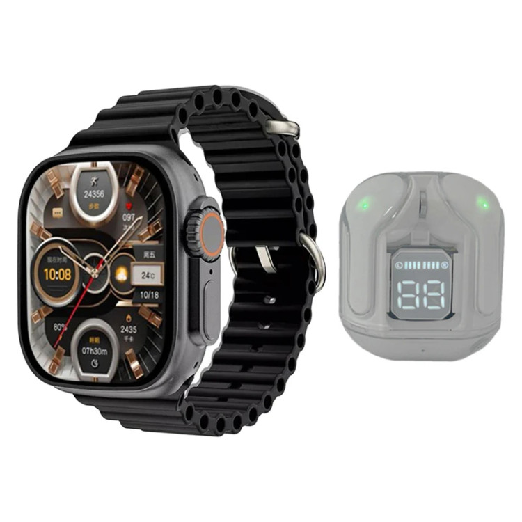 ساعت هوشمند ویسمی مدل WS-X19 Ultra 3 به همراه هدفون بلوتوثی